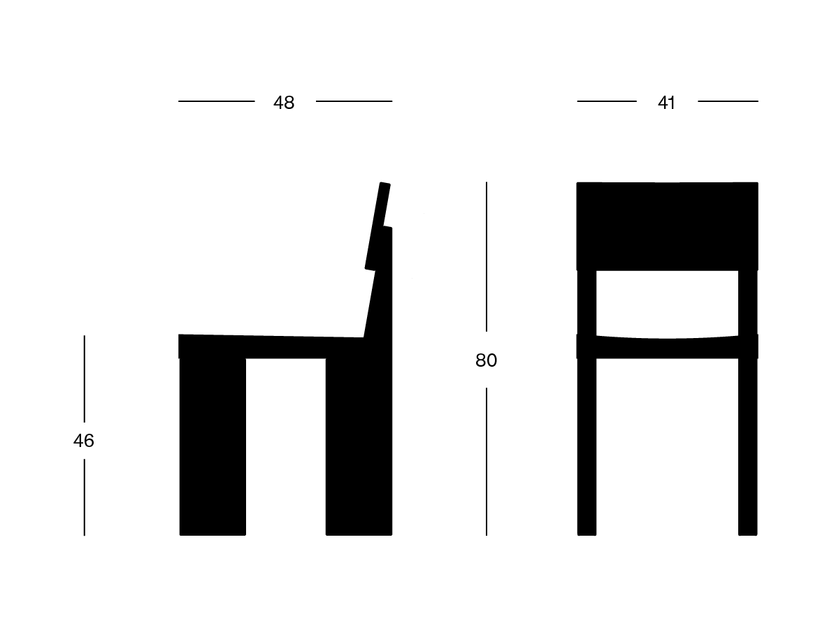 001 Dining Chair Black